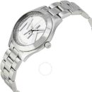 Michael Kors Ladies Mini Slim Runway Silver Watch - MK3548